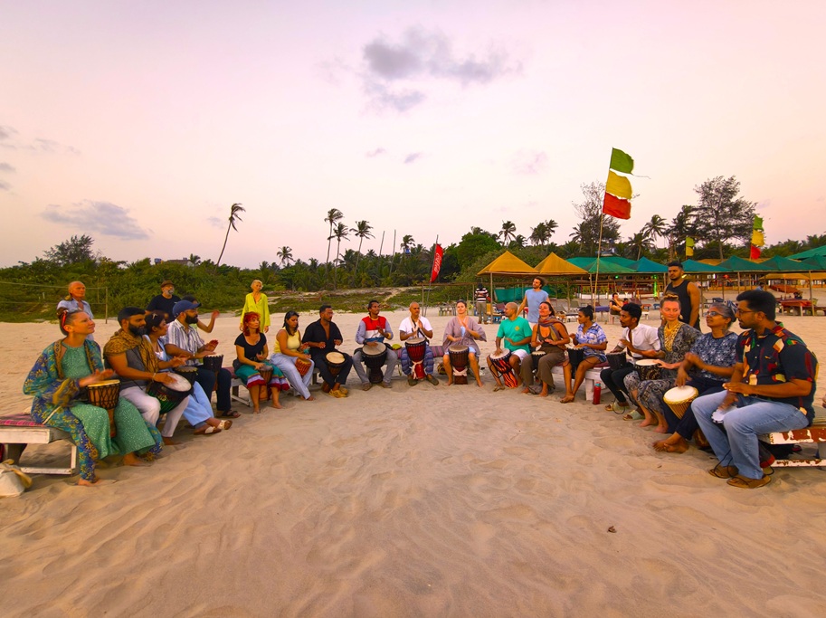 Sunset Drum Circles